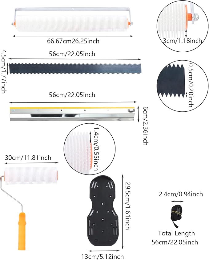Self Leveling Epoxy Floor Tool Kit, Complete Self-Levelling Cement Set - Image 2