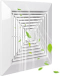 Spring-loaded Bathroom exhaust fan cover, 1P 12"x12"grille bathroom fan cover by Unknown