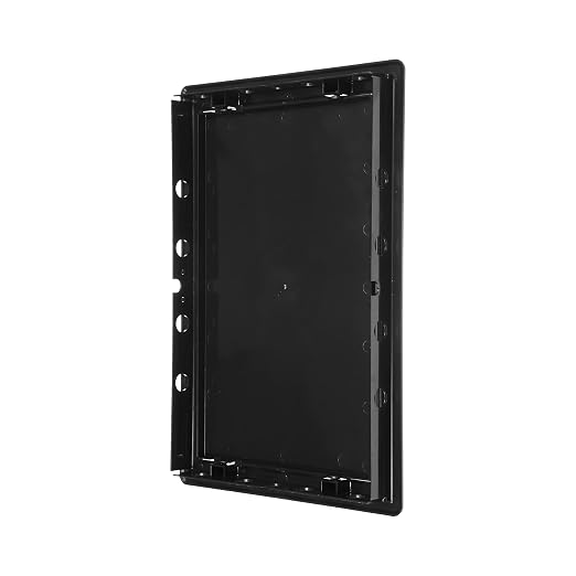 8" x 12" Black ABS Plastic Plumbing Access Panel - Image 5