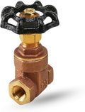 Midline Valve 427U434 Gate Valve, Lead-Free 2-1/2 in. FIP Connection, Cast Brass by MidlineValve