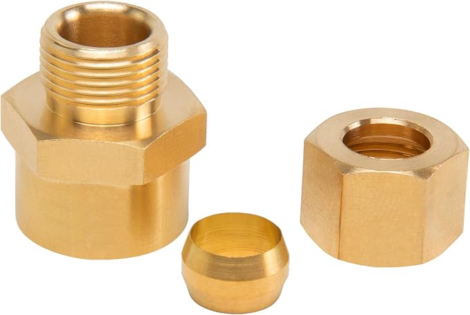 ChillWaves Brass Compression Tube Fitting, 3/8" OD x 3/8" NPT Female - Image 5