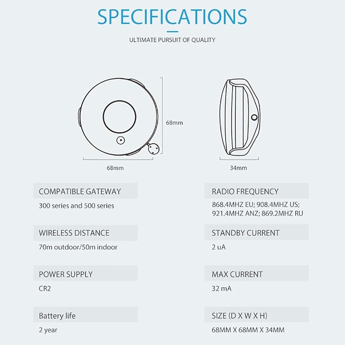 NEO Z-Wave Plus 700 Water Leak Sensor - Image 9