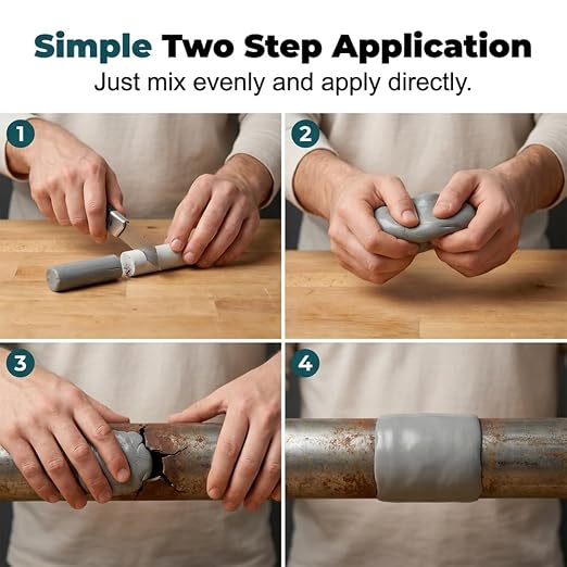 Epoxy Putty Fast Repair Clay, 2-Part Repair Filler Putty - Image 7