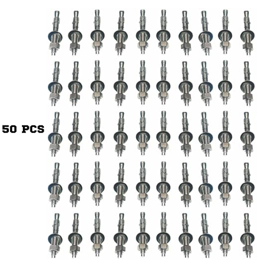 Mighty Fasteners Wedge Anchors – Heavy-Duty 304 Stainless Steel Expansion Bolts - Image 3