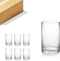 WGVI Quality Thick Clear Cylinder Glass Vase, Floral Container, Glass Candle by WGVInternational-OpusGlassware