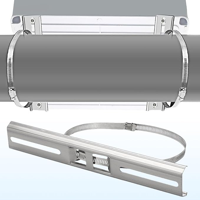 Sign Mounting Bracket, Pole Mounting Kits, 304 Stainless Steel Brackets - Image 5