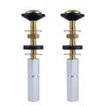 Hibbent 2 Pcs Toilet Tank to Bowl Bolts Kit, Solid Brass Toilet Bolts by Hibbent