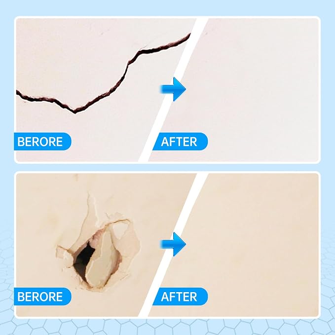 Wall Repair Patch Kit Upgraded Size, 8 Psc 10/8/6/4 inch Self Adhesive Pieces - Image 5