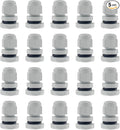 1/4 Inch NPT Strain Relief Nylon Cord Grip, SAFYY 20 PCS Waterproof Cable by SAFYY