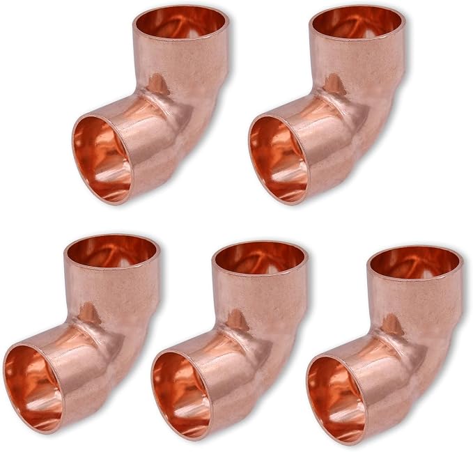 5/16" Copper Elbow，90 Degree Copper Fitting Welding Joint by YTkavq