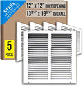 Fits 12x12 Duct Opening | Steel Return Air Grille by Handua | Vent Cover Grill by Handua
