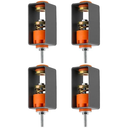 Ceiling Vibration Damping Mounts Pro, 4 Pack 132Lb Capacity Each | Spring by AMGSH