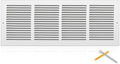Fancat 24"W x 8"H Return Air Grille, Steel HVAC Return Air Vent Cover by SmarterAirBetterLiving