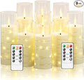 Nimiko Flickering Flameless LED Candles, Battery Operated Candles 9 Pcs by Nimiko