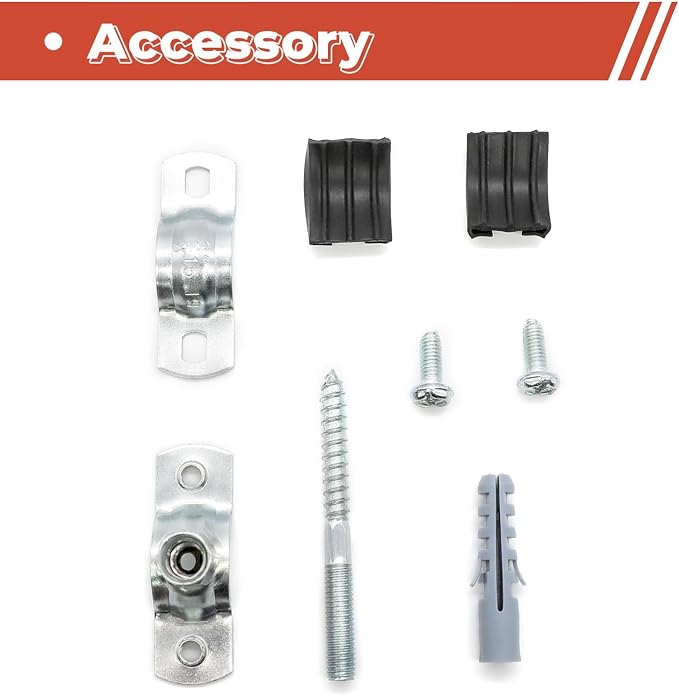 12 Pcs 1.5-1.7 Inch Split Ring Pipe Hanger, 38-43mm Heavy Duty Adjustable Pipe - Image 8