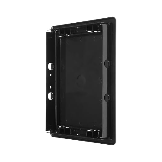 6" x 8" Black ABS Plastic Plumbing Access Panel - Image 5