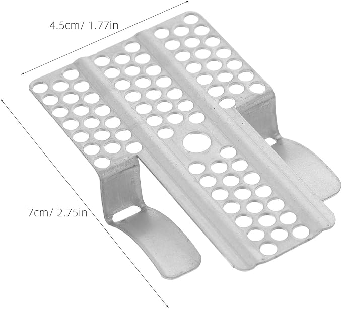 Operitacx 12pcs Stainless Steel Drywall Repair Clips - Image 7