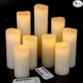 Flameless Candles Led Candles Pack of 9 Real Wax Battery Candles by Antizer