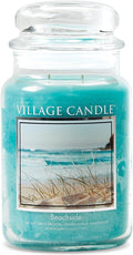 Village Candle Beachside Large Glass Apothecary Jar Scented Candle, 21.25 oz by VillageCandle
