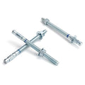 3/8" x 5" Concrete Anchors 3/8 inch Wedge Anchors Bolts Zinc Plated by HROMIGRY