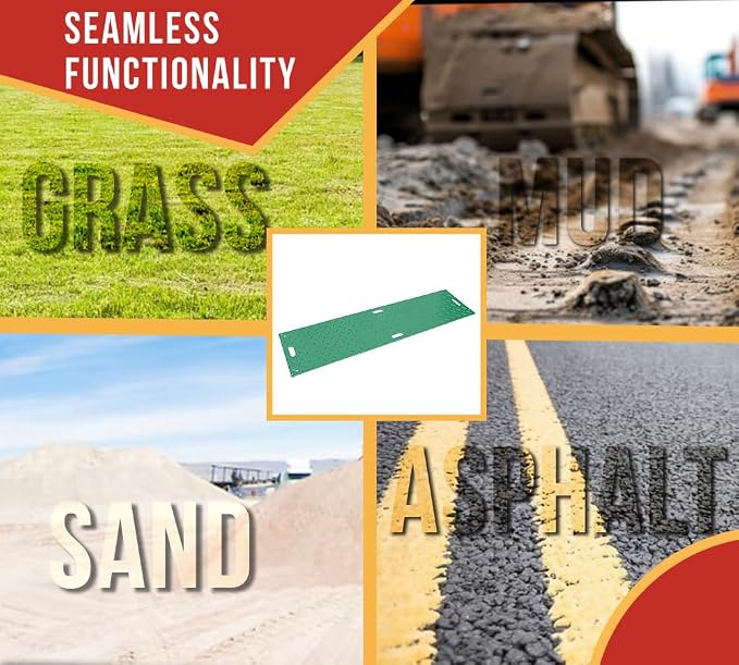 2' x 8' Green Ground Protection Mats - Image 6