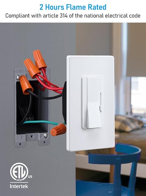 LEONLITE 12-Pack 14 Cubic Inch Single Gang Old Work Electrical Outlet Box | One - Image 5