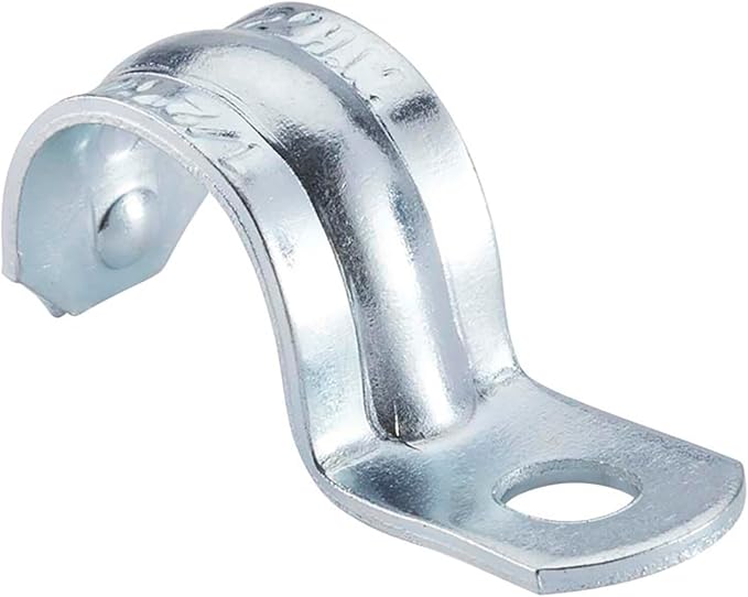 Halex 3/4 in. EMT Conduit Strap, One Hole, Galvanized Steel, 1-hole galvanized - Image 7