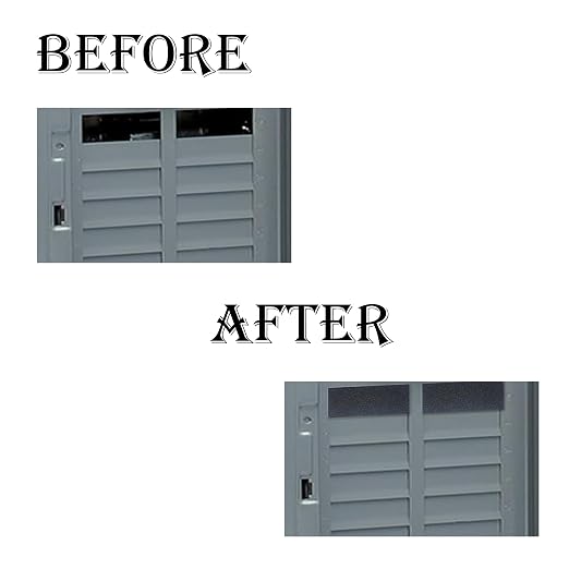 10 Pack Breaker Filler Plate 1/2 Inch Wide Black Electric Panel Cover Circuit - Image 2