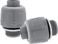 2pcs 1/2 Inch NPT Liquid Tight Connector | 180-Degree, Electrical Conduit by LifCratms