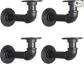 Industrial L Pipe Shelf Brackets by YCCO