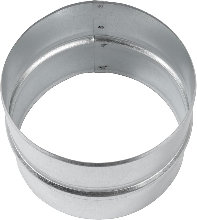 Vent Systems 6'' Inch Galvanized Steel Duct Connector - Image 7