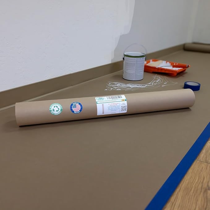 Brown Rosin Masking Paper 36" x 1992", 498 Sq.Ft, 66 lb by IDLPackaging