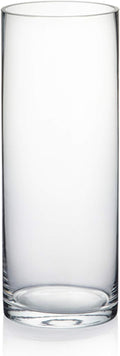 WGVI Quality Thick Clear Cylinder Glass Vases, Bud Vase Skinny Narrow Floral by WGVInternational-OpusGlassware