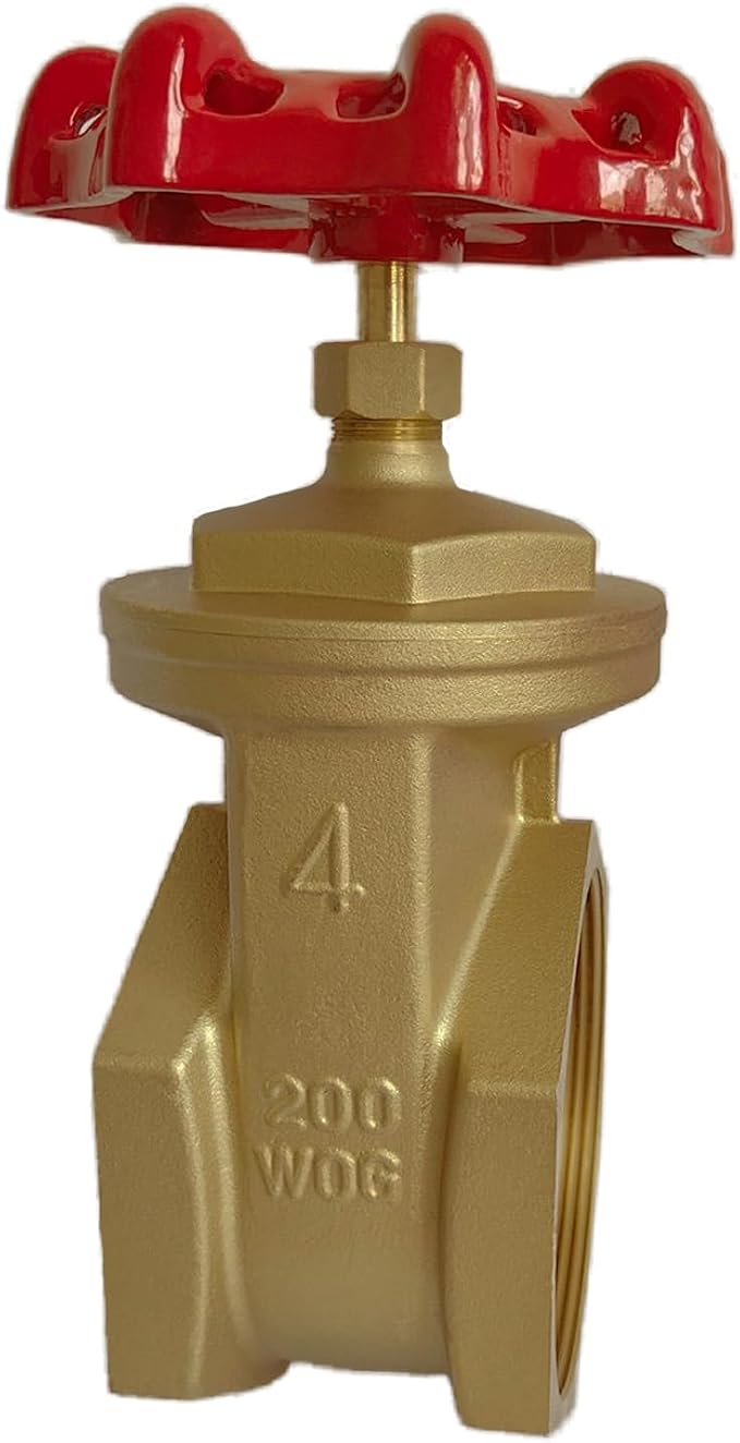 NPT 4” Brass Gate Valve DN100 | Rotary Globe Valve by Unknown