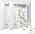 Spring-loaded bathroom exhaust fan cover, grille bathroom fan cover replacement by Unknown
