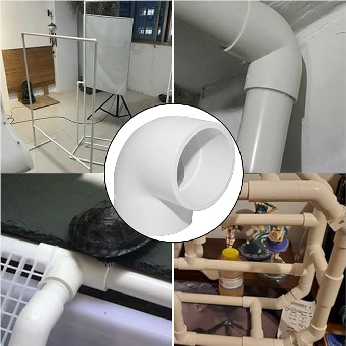 5PCS 1-1/4" 90 Degree Elbow PVC Pipe Fitting Adapter Coupling Connector - Image 7