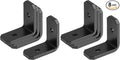 4 PCS 2" x 1" Heavy Duty L Angle Bracket, 6 Gauge by eoere