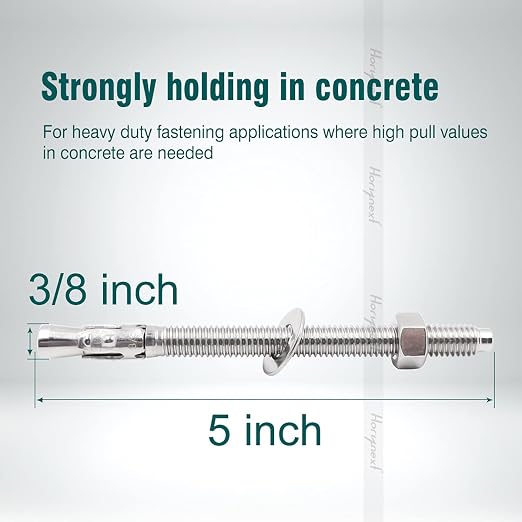 Concrete Anchors 3/8, Wedge Anchors - Image 2