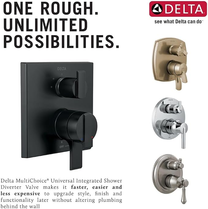 Delta MultiChoice Universal Integrated Diverter Rough - Image 6