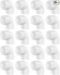 20-Pack 3/4 Inch PVC Fittings 90 Degree Elbow, Furniture Build Grade SCH40 by Unknown