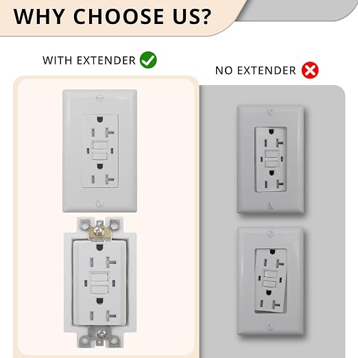 4-Gang BE4 Non-Metallic Electrical Power Outlet Box Extender, 6 Pack | ETL - Image 5