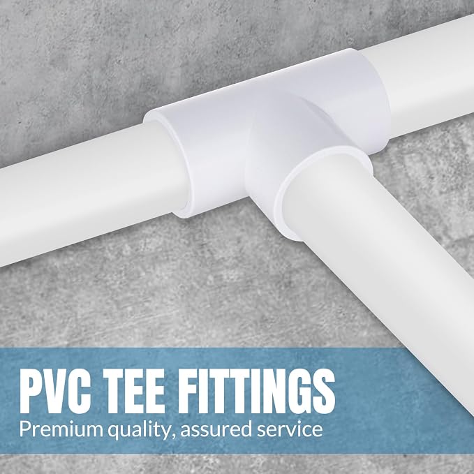 3 Way Tee PVC Fittings, 3/4-inch Furniture Grade Fittings, Tent PVC Connectors - Image 4