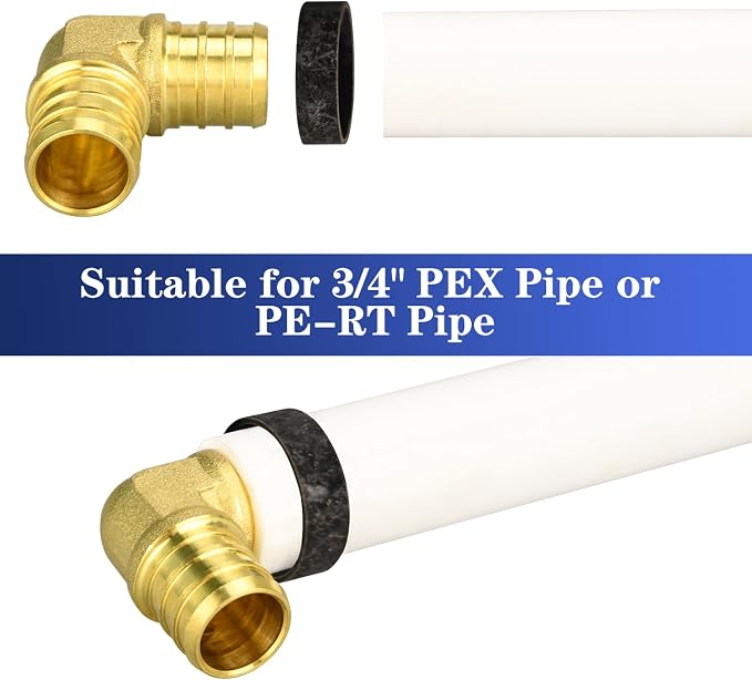 50 Pack 3/4" PEX Copper Crimp Rings | - Image 3