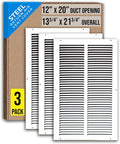 Fits 12x20 Duct Opening | Steel Return Air Grille by Handua | Vent Cover Grill by Handua