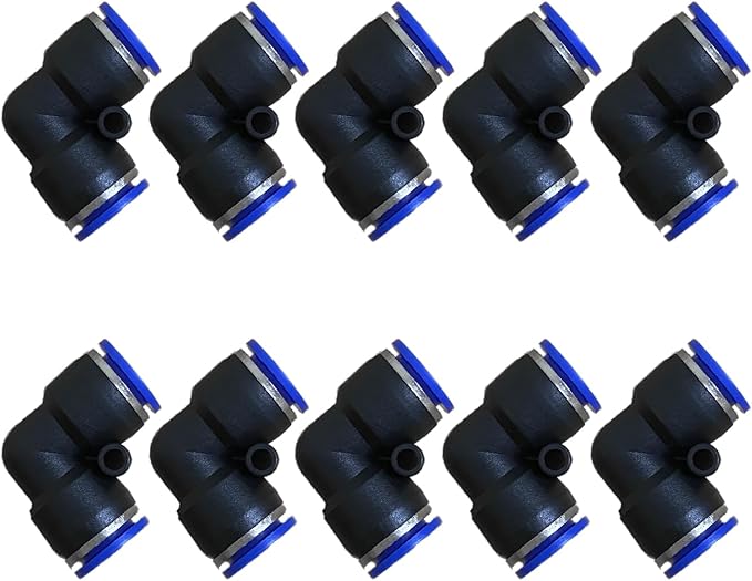 12mm Od Air Line Elbow Union, Push To Connect Air Fittings, Push Elbow Push Air by ROZESAZZ