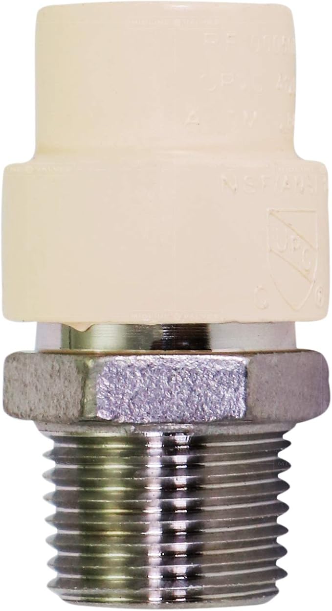 Supply Giant TTDQN300 Male x CPVC Adapter Transition Pipe Fitting; Durable Over - Image 2