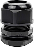 XHF 5 Pcs 1" IP68 Strain Relief Nylon Cord Grip Waterproof NPT Cable Glands by XHF