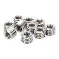 10Pcs Thread Adapter Sleeve Reducing Nut, M6 M to M4 F, 6mm Length | M6 x 1 by HIPICCO