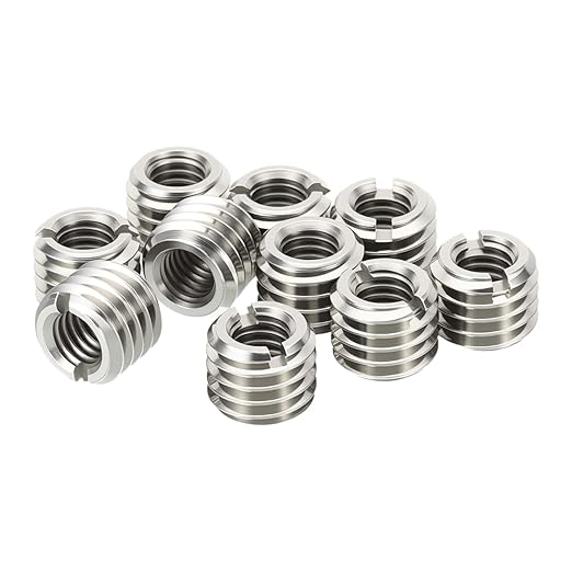 10Pcs Thread Adapter Sleeve Reducing Nut, M4 M to M2 F, 5mm Length | M4 x 0.7 by HIPICCO