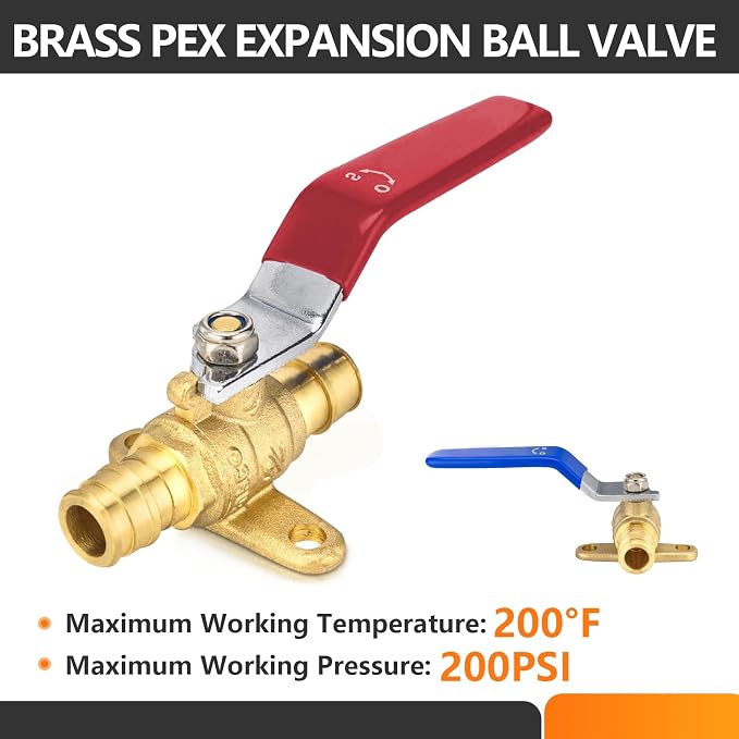 20PC HeSun 1/2 Inch PEX-A Expansion Ball Valve - Image 5